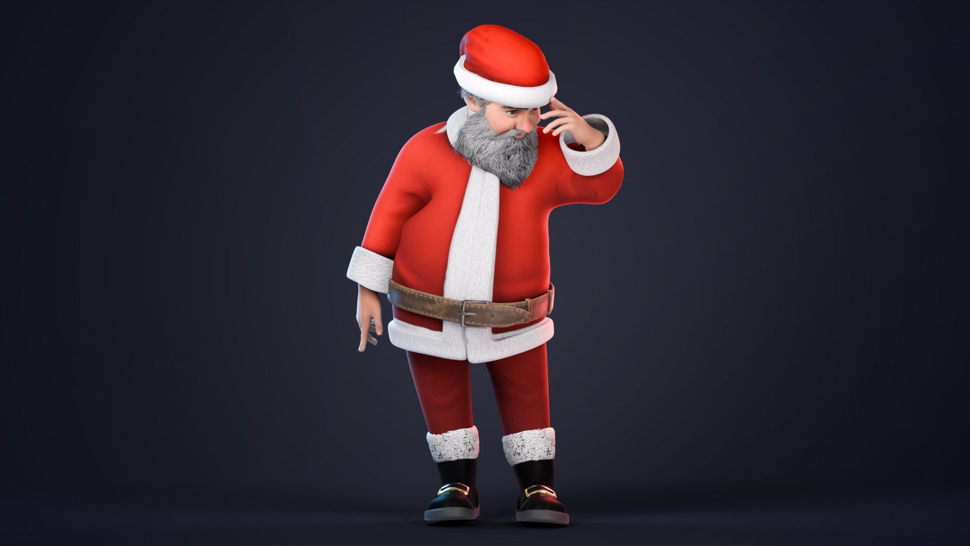 Stylized Santa Claus rigged 3D model https://p.turbosquid.com/ts-thumb/3Q/oBtRh7/43/santapose24/jpg/1764657511/1920x1080/fit_q87/9ba0900260d17cde99ec0a84879295dcc999977e/santapose24.jpg
