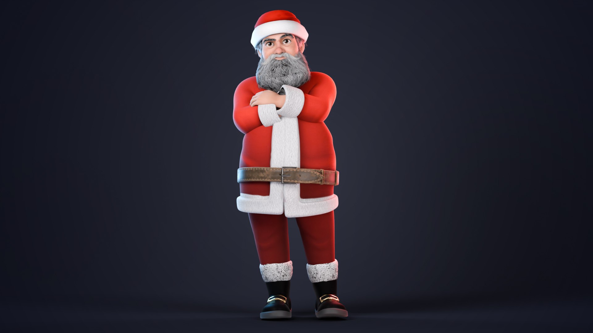 Stylized Santa Claus rigged 3D model https://p.turbosquid.com/ts-thumb/3Q/oBtRh7/n8/santapose1/jpg/1764657502/1920x1080/fit_q87/c8b16b63ef049c61258cd667ae5df6bf277b2922/santapose1.jpg