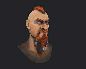 Viking warrior head