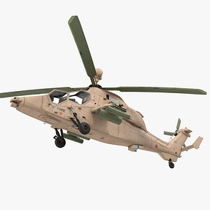Eurocopter Tigre EC665 Spain Rigged 3D Model