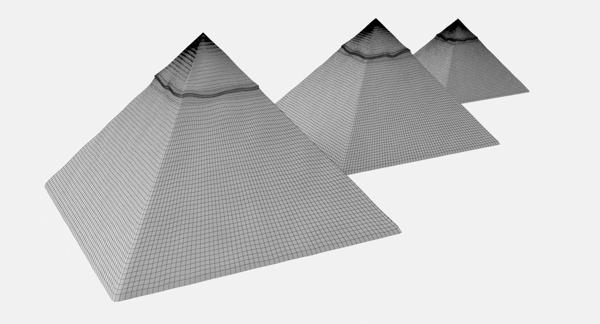Real Great Pyramids Egypt 3D - TurboSquid 1379581