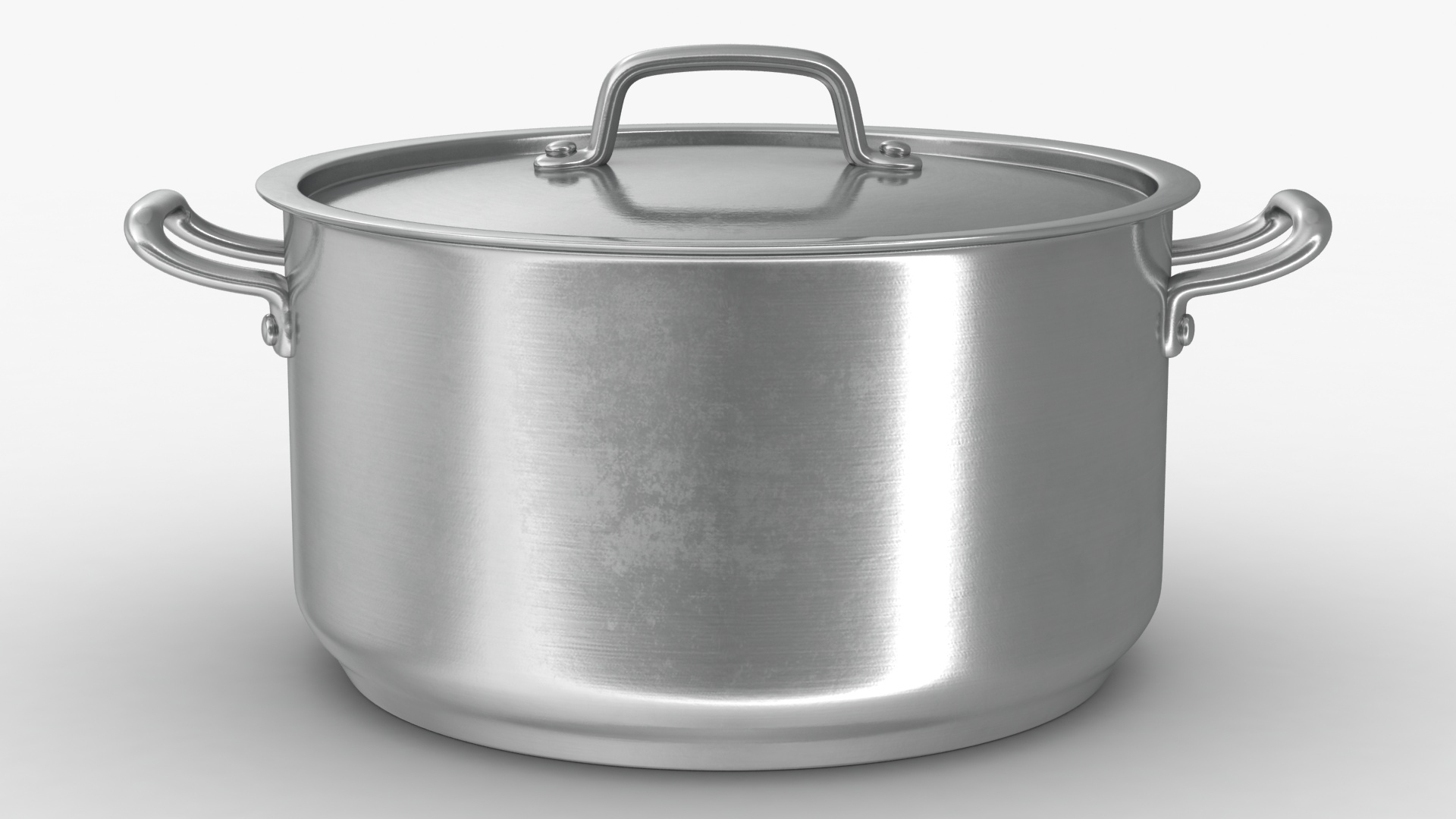 3D Realistic Stainless Pot Model - TurboSquid 1624496