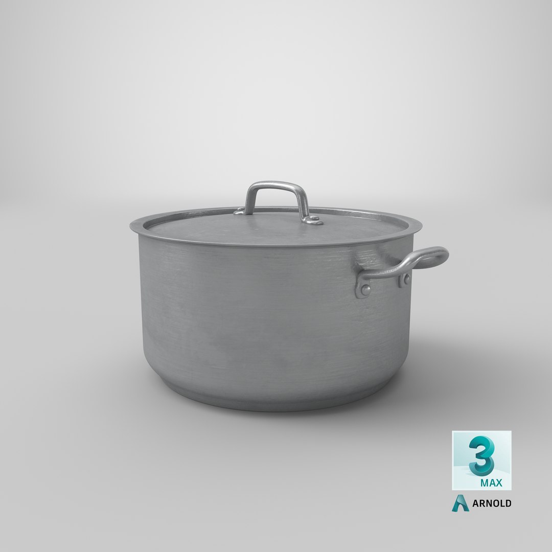 3D realistic stainless pot model https://p.turbosquid.com/ts-thumb/3Q/vFRUky/bi1h9q3C/stemcell_max_arnold_render/png/1602047004/1920x1080/fit_q87/74328e20993ab03ed3b158381887258749f9bce2/stemcell_max_arnold_render.jpg