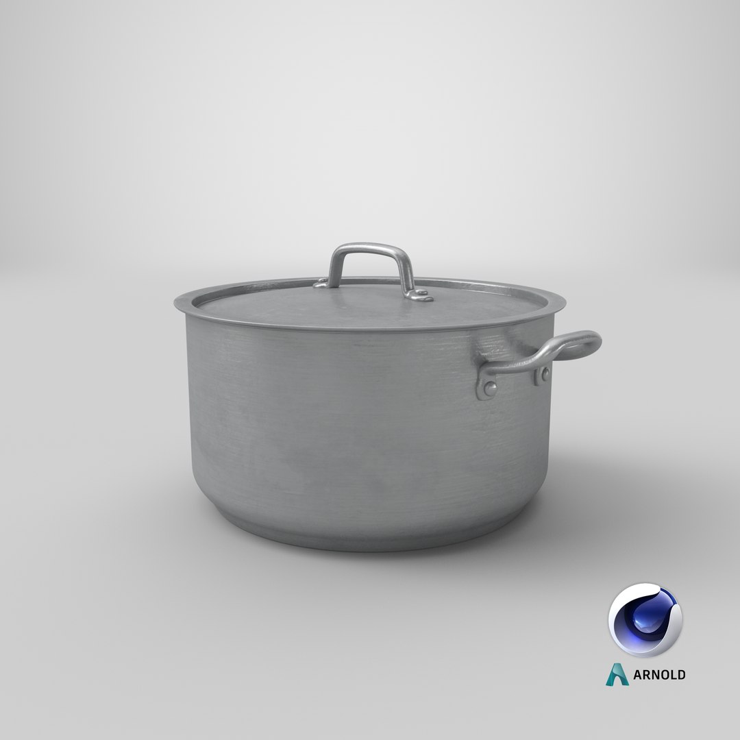 3D realistic stainless pot model https://p.turbosquid.com/ts-thumb/3Q/vFRUky/vr3USn9B/stemcell_cinema_4d_arnold_render/png/1602047001/1920x1080/fit_q87/4ca13dfef35abc09e8ff8ecd7bbb4576d866873c/stemcell_cinema_4d_arnold_render.jpg