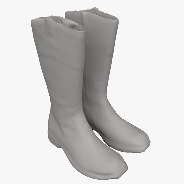 3D mesh boots model