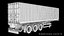 Shipping Container Trailer with Container