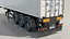 Shipping Container Trailer with Container