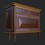 Commode de meuble vintage PBR prête pour le jeu