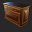 Commode de meuble vintage PBR prête pour le jeu