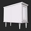 Commode de meuble vintage PBR prête pour le jeu