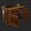 Commode de meuble vintage PBR prête pour le jeu