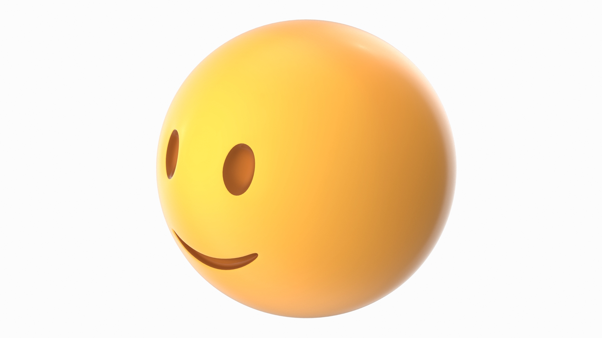 Relax Face Emoji 3D Illustration download in PNG, OBJ or Blend format