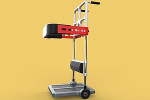 3D PATIENT CAREGIVER RAISER SIT STAND TRANSFER LIFT ASSIST STANDING model