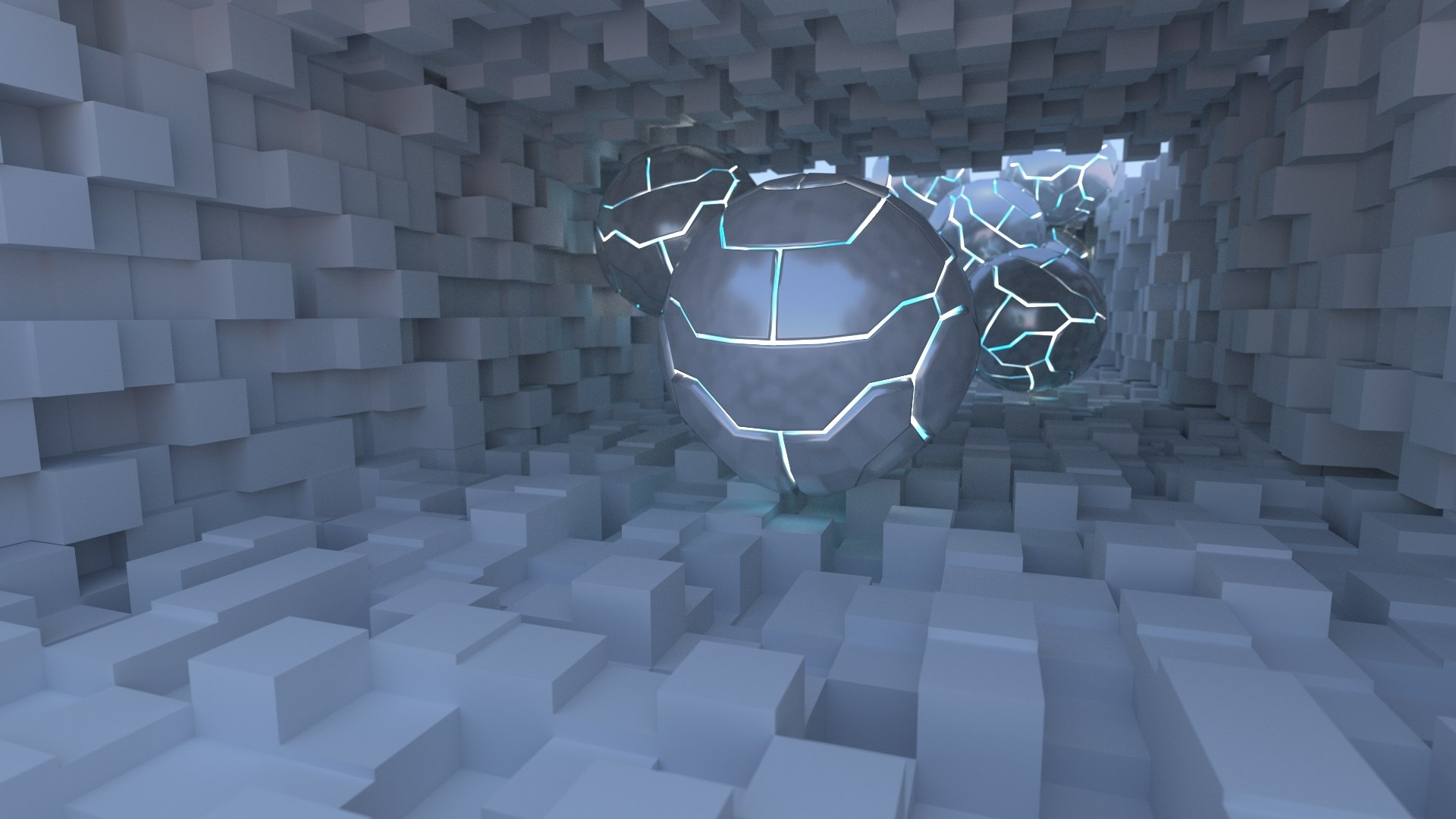 Techno Sphere 3d Model