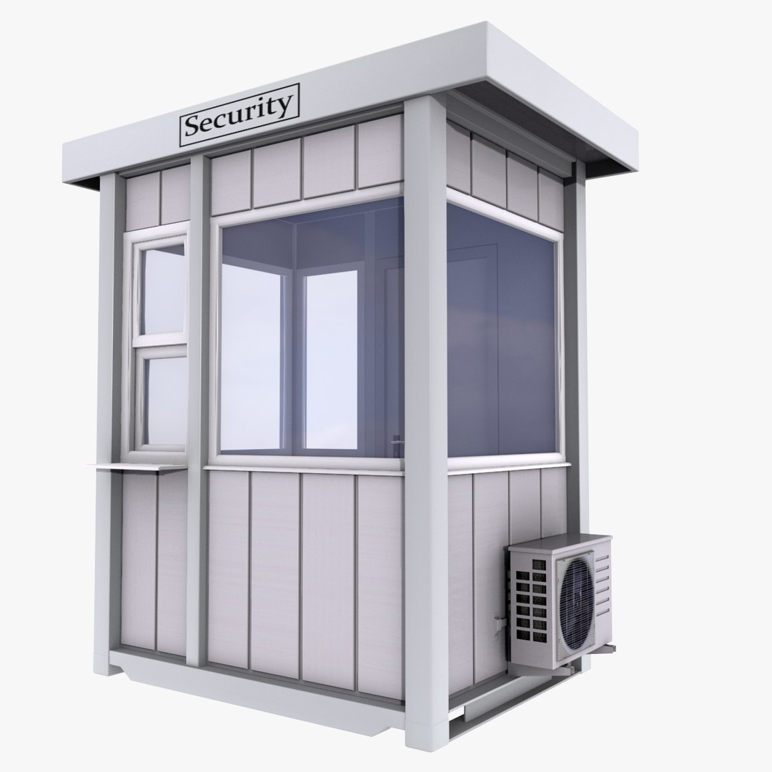 3d model security booth https://p.turbosquid.com/ts-thumb/3R/BqN6LJ/EVgOpEH5/1_guardbooth7c/jpg/1478123528/1920x1080/fit_q87/899a8d984a9b4d12b0bd35265e42fc62fc918856/1_guardbooth7c.jpg