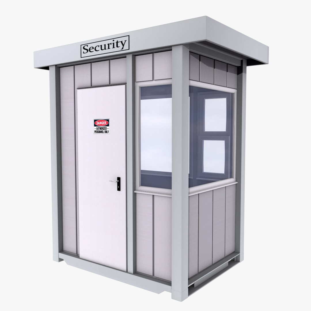 3d model security booth https://p.turbosquid.com/ts-thumb/3R/BqN6LJ/LlxU114N/1_guardbooth6c/jpg/1478123528/1920x1080/fit_q87/1e5fdbd305fa429c3b72addfe06036202ba9ab5a/1_guardbooth6c.jpg