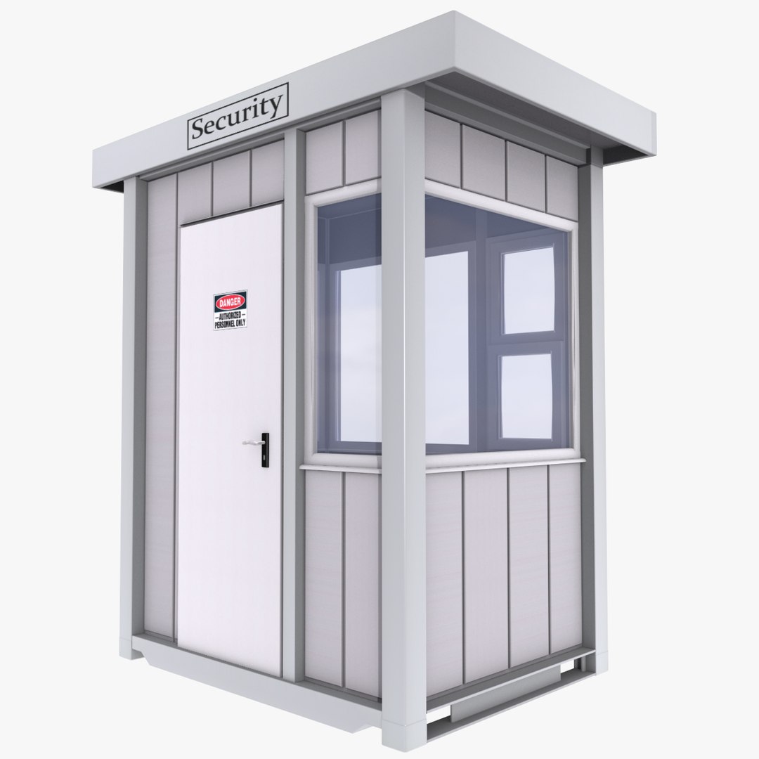 3d model security booth https://p.turbosquid.com/ts-thumb/3R/BqN6LJ/d12cFuJ1/1_guardbooth1/jpg/1478123528/1920x1080/fit_q87/2927110ae1011a52be28ca355222b55f52262c80/1_guardbooth1.jpg