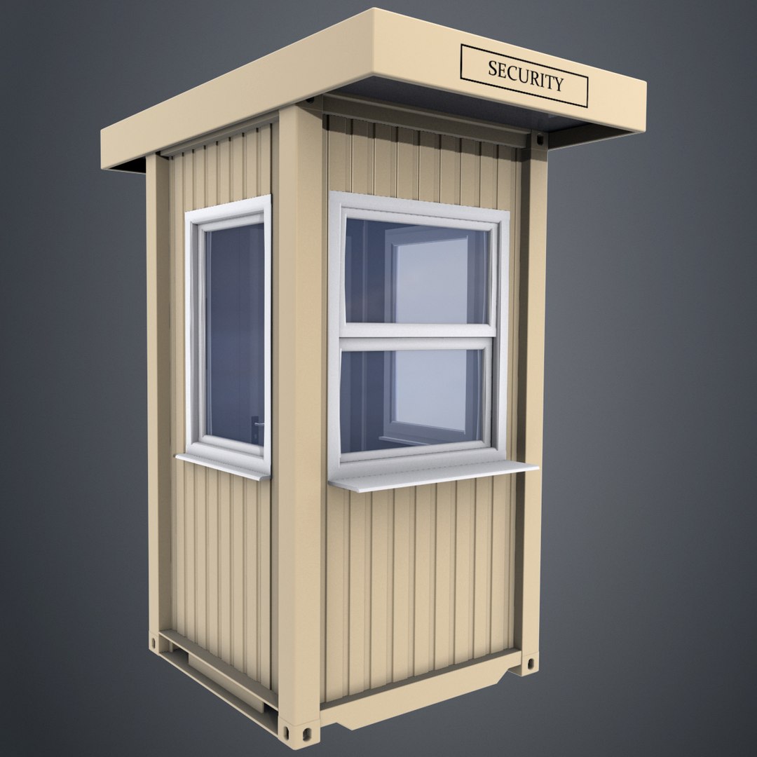 3d model security booth https://p.turbosquid.com/ts-thumb/3R/BqN6LJ/yS4DgGWB/2_guardbooth2b/jpg/1478123528/1920x1080/fit_q87/3531dbb081164aca79fb068add85d18d6a25d757/2_guardbooth2b.jpg