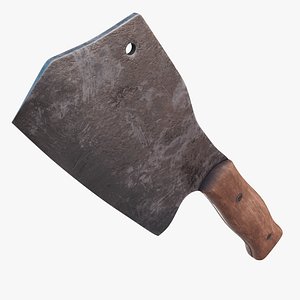 Meat Cleaver PBR 3D