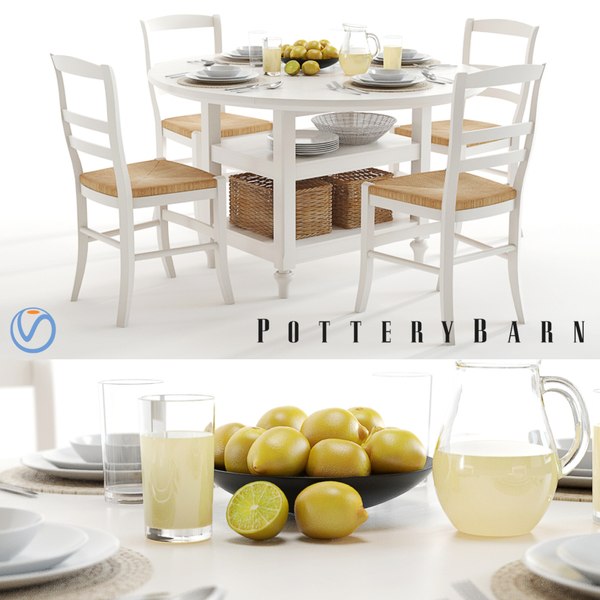Pottery barn sale shayne table