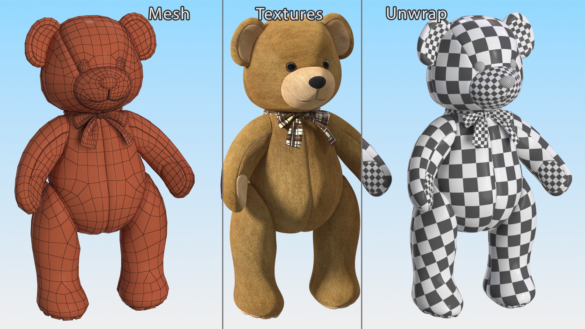 Teddy Bear Rigged 3D model - TurboSquid 1926527