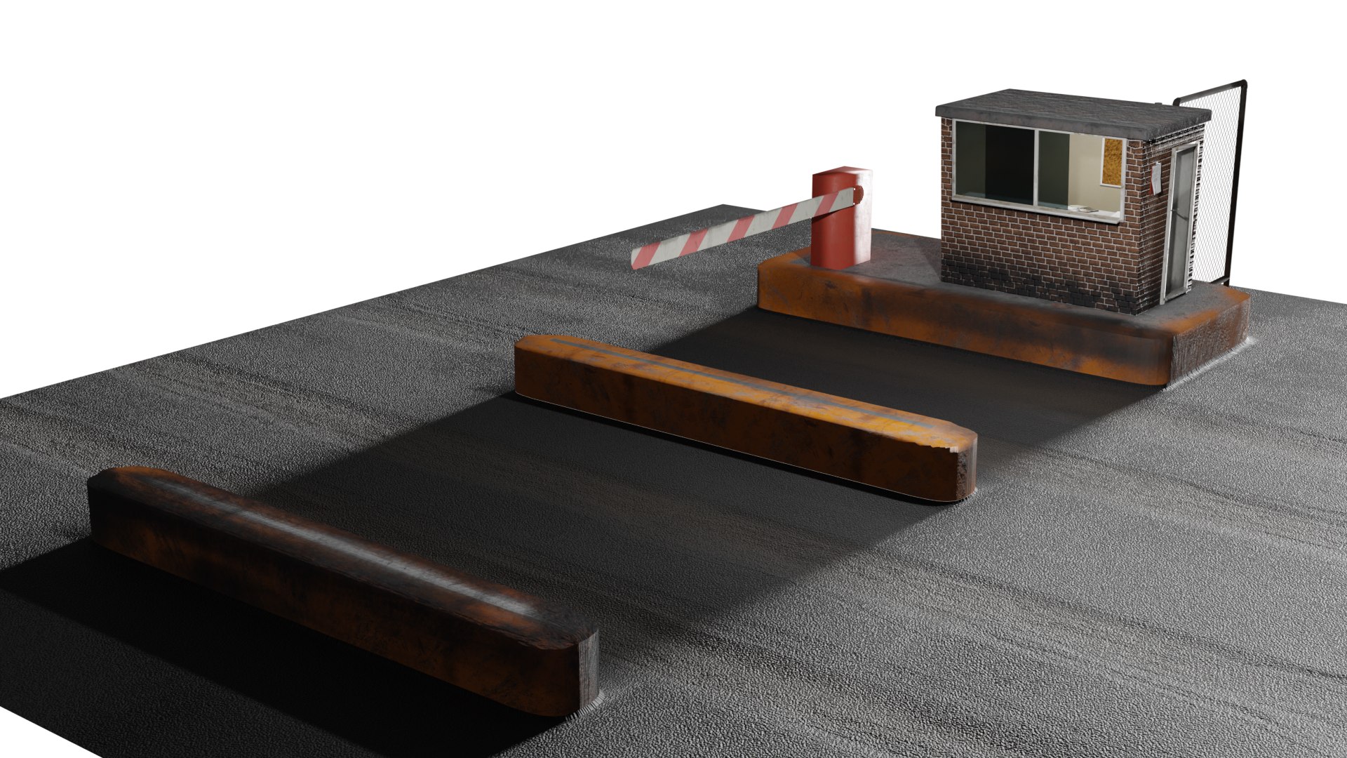 Construction Site Security Hut Model - TurboSquid 1820625