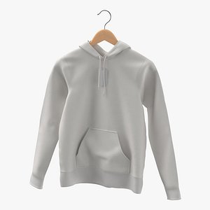 Female Fitted Hoodie Hanging On Hanger With Tag