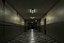 Low Poly Old Dark Scary Corridor 08