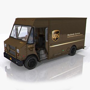 3d model photorealistic post truck