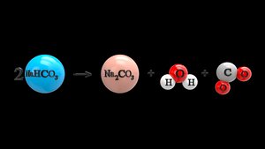 formation of Sodium Carbonate 3D model