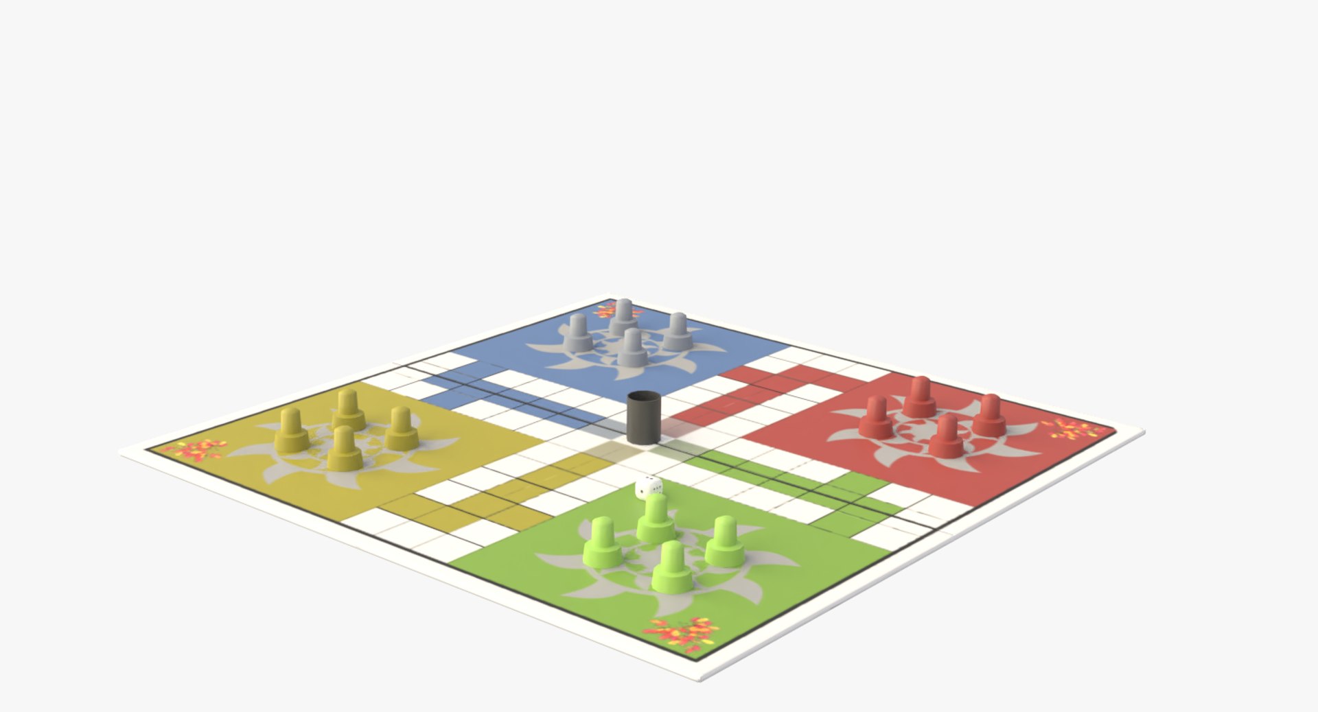 3D Ludo Board Piece Model - TurboSquid 1303603