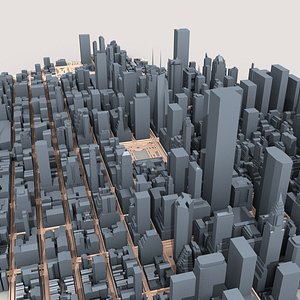 3D New York City USA model