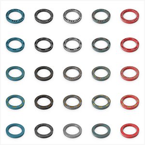 3D Fabricated Cylinder PBR model