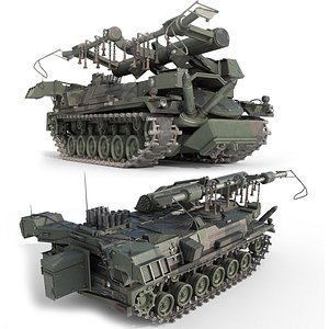 3D model Minenraumpanzer Keiler Mine Clearing Tank