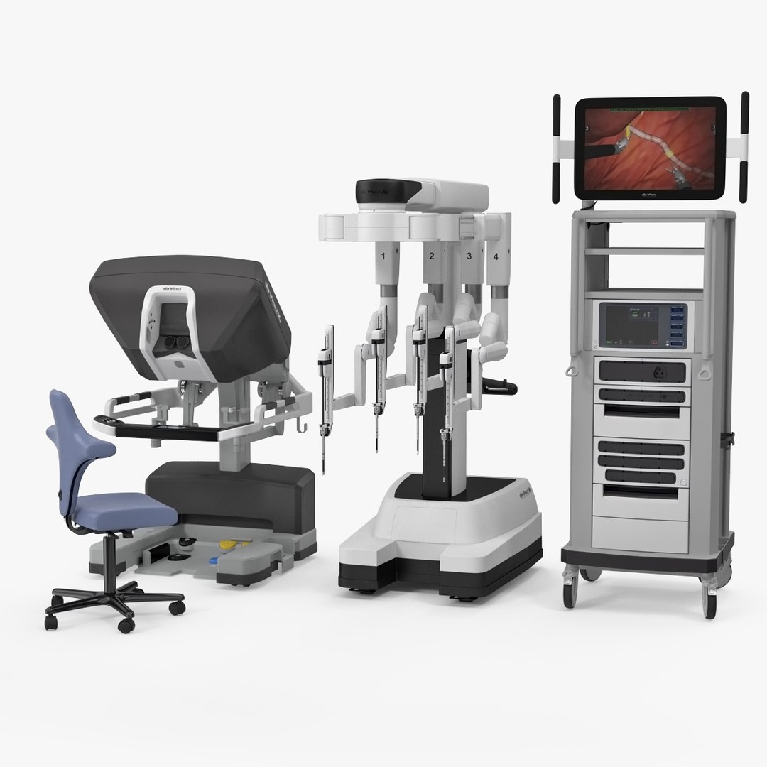 Da Vinci Surgical System 3D model preview