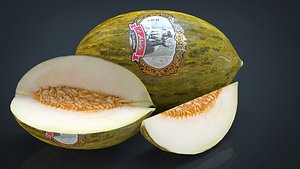 3D santa claus melon