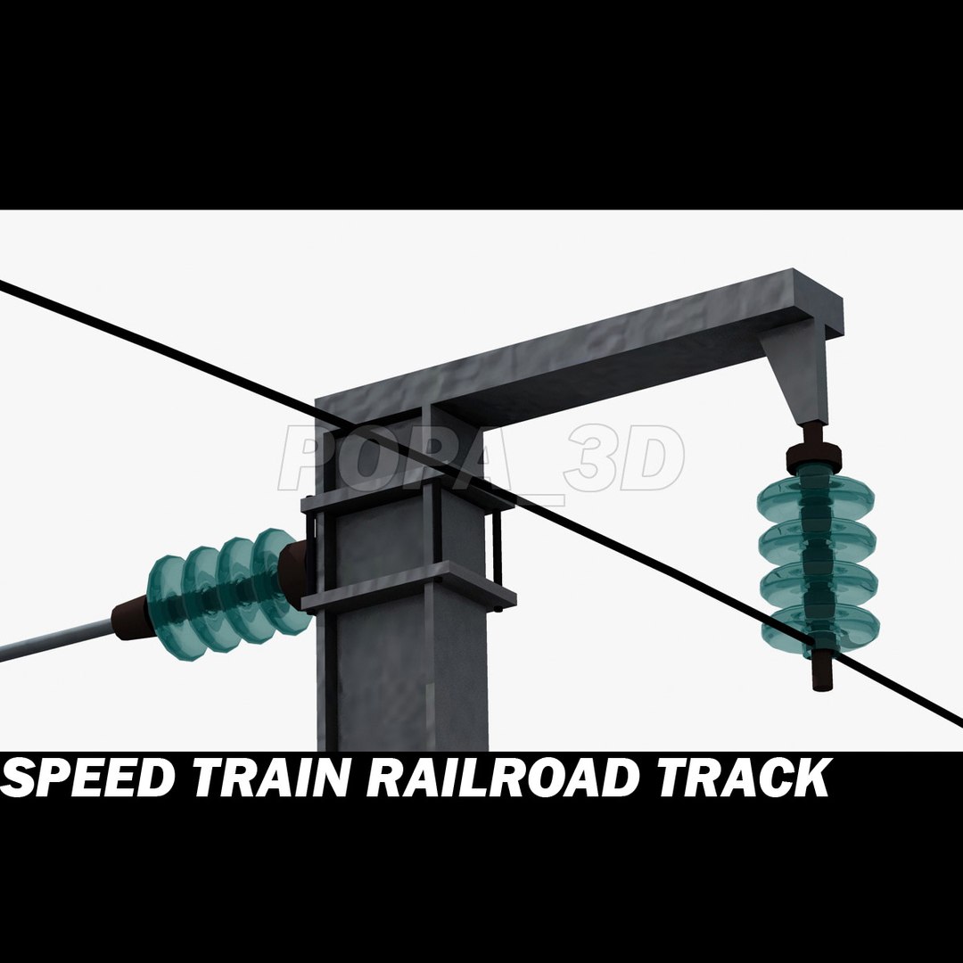 3d model railroad track