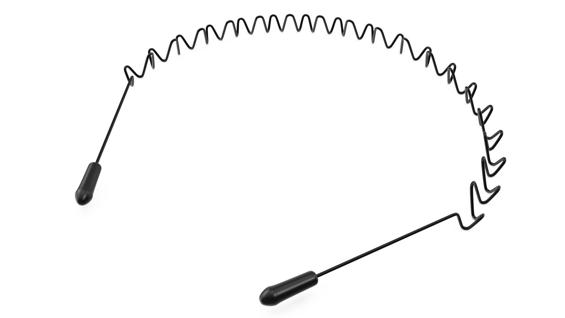 Flexible Hair Hoop Metal 3D model preview