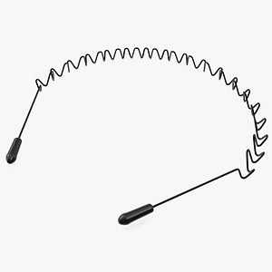 3D model Flexible Hair Hoop Metal