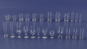 3D model beer weize pilsner