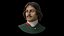 Peter the Great hairstyle 3D model