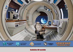 spaceship room sci fi