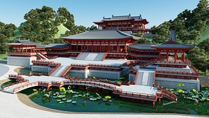 3D Ancient Chinese Architecture 02