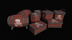3D Gunpowder Barrels