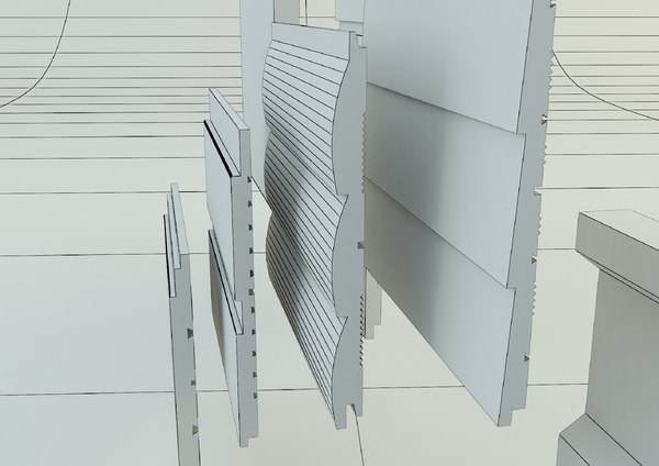 modelo 3d modelos de revestimiento de edificios - TurboSquid 1966133