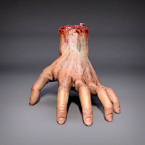 severed hand 3D model