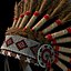 3D model traditional headdress
