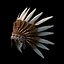 3D model traditional headdress