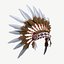 3D model traditional headdress