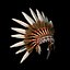 3D model traditional headdress